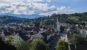 Panorama view over the town of Feldkirch