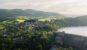 Beautiful photo of sunset at Kellersee-Edersee National Park in Germany