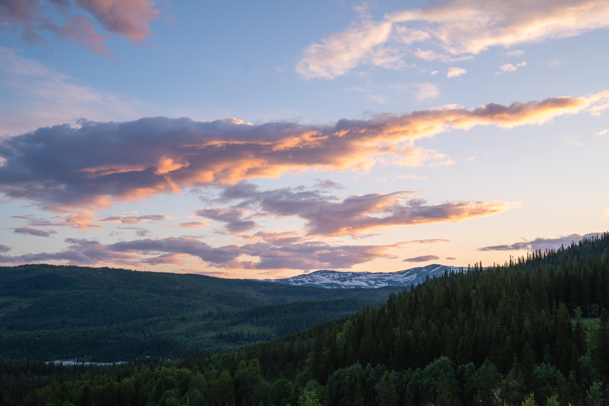 Atardecer en el parque Nacional Dovrefjell-Sunndalsfjella