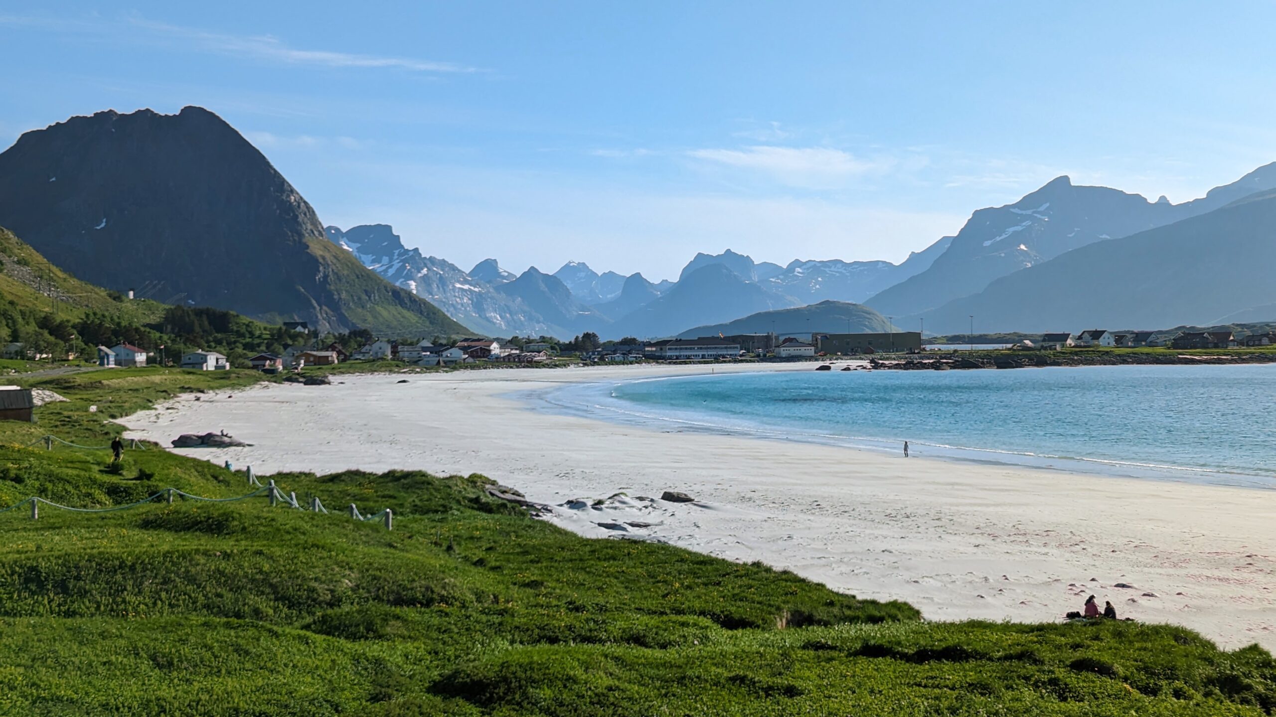 Playa Ramberg, ruta en camper por las Islas Lofoten