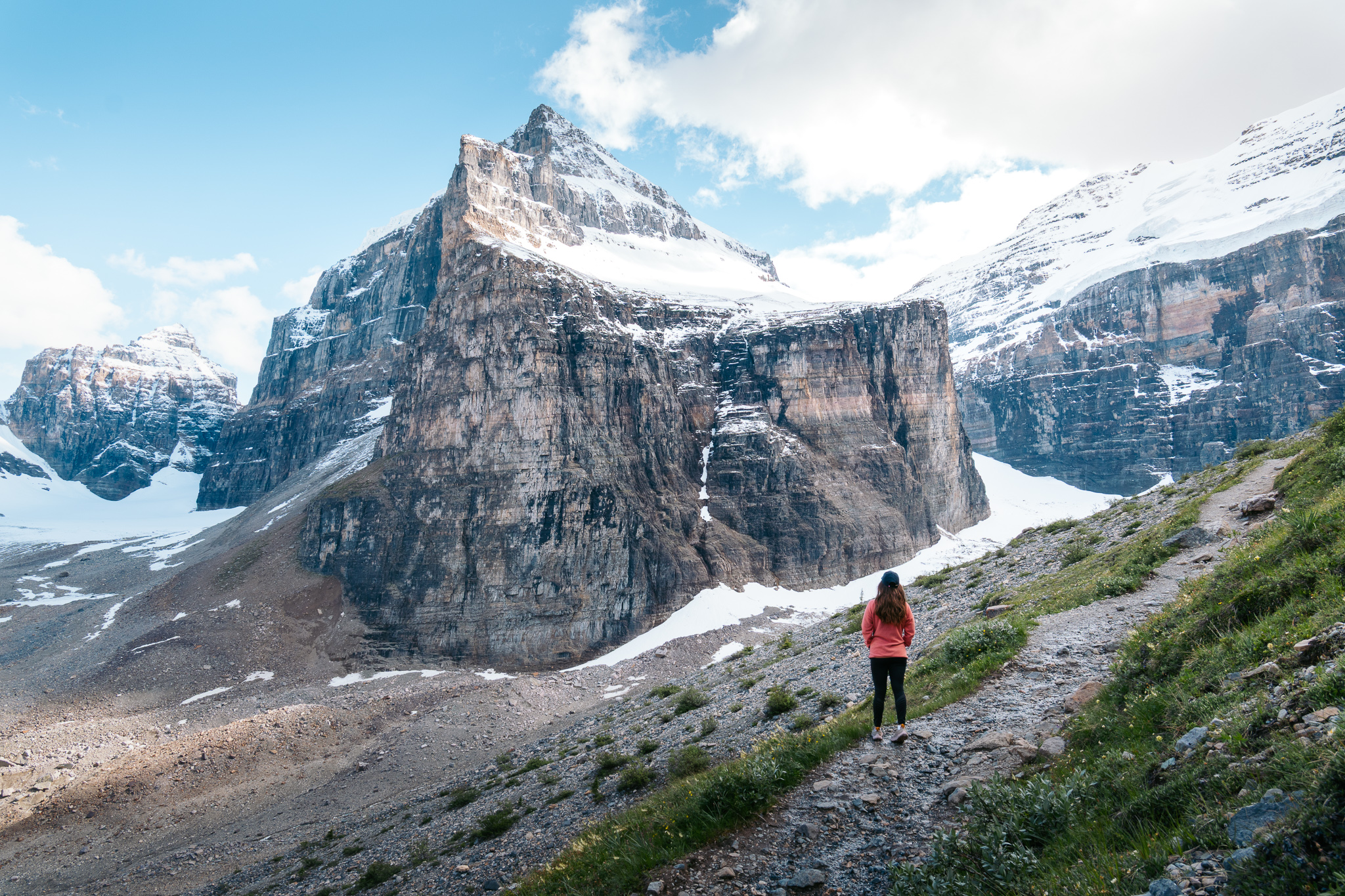 Ruta Plain of Six Glaciers, desde el Lago Louise, Parque Nacional de Banff, viaje en camper costa oeste de Canadá