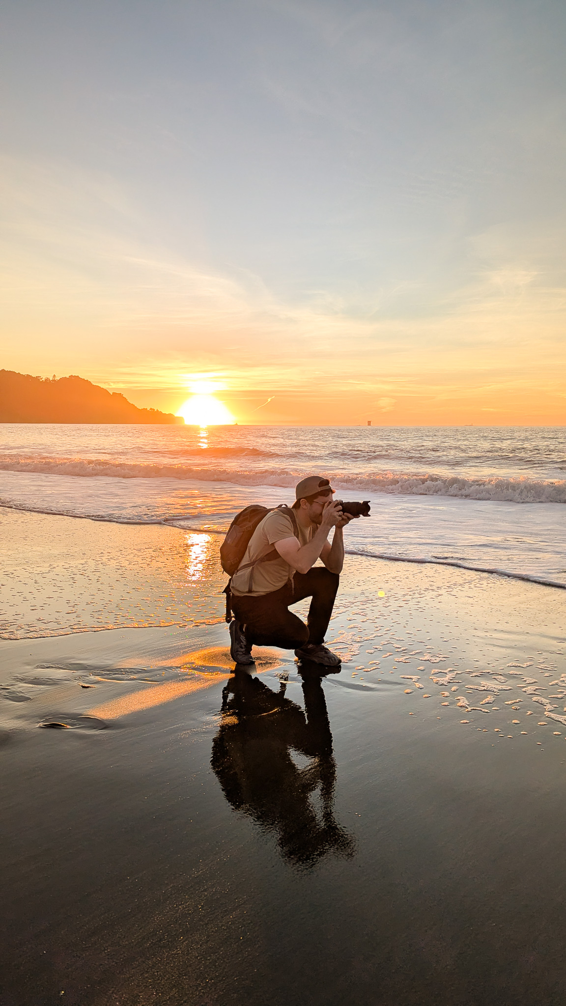 Atardecer océano California