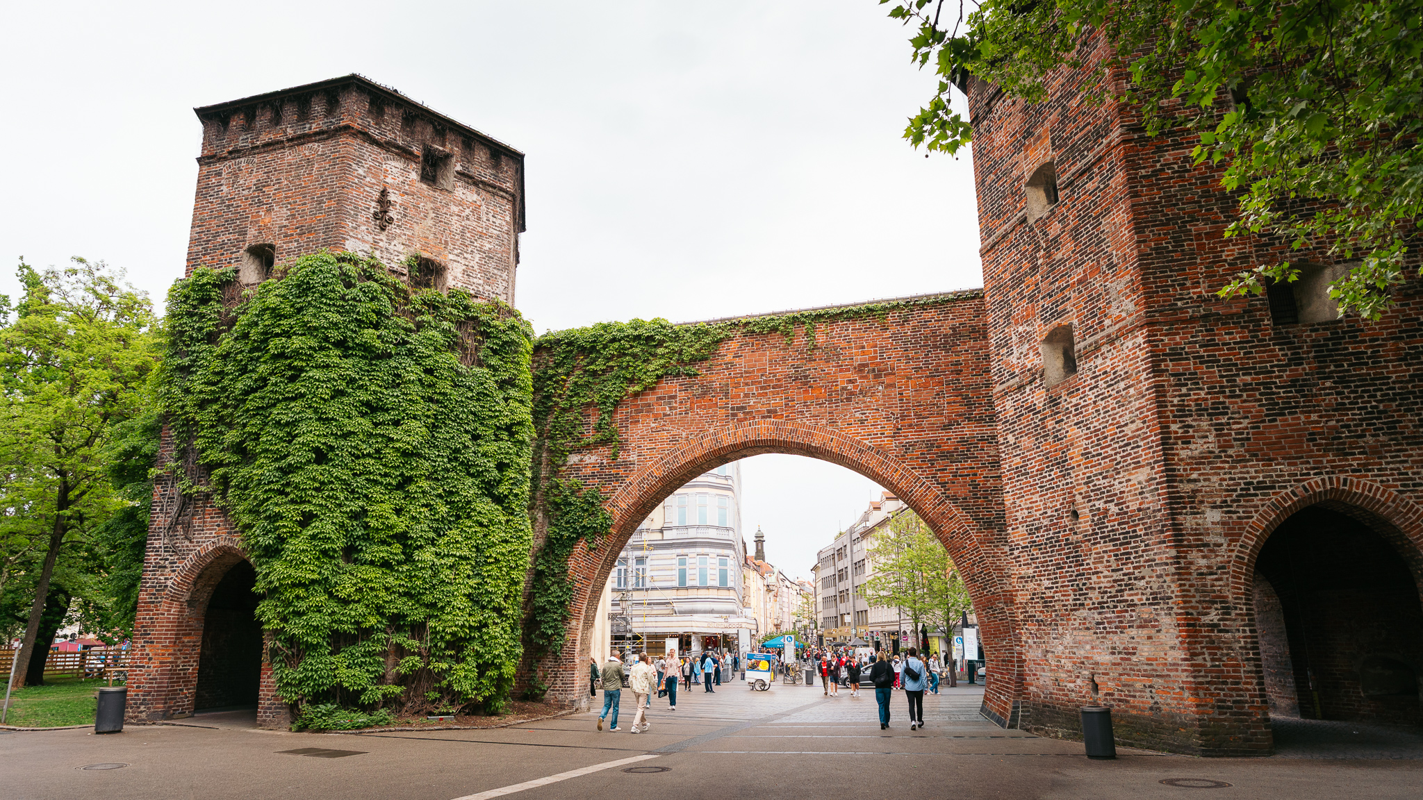 Puerta Sendlinger, donde termina la calle Sendlinger, en Múnich
