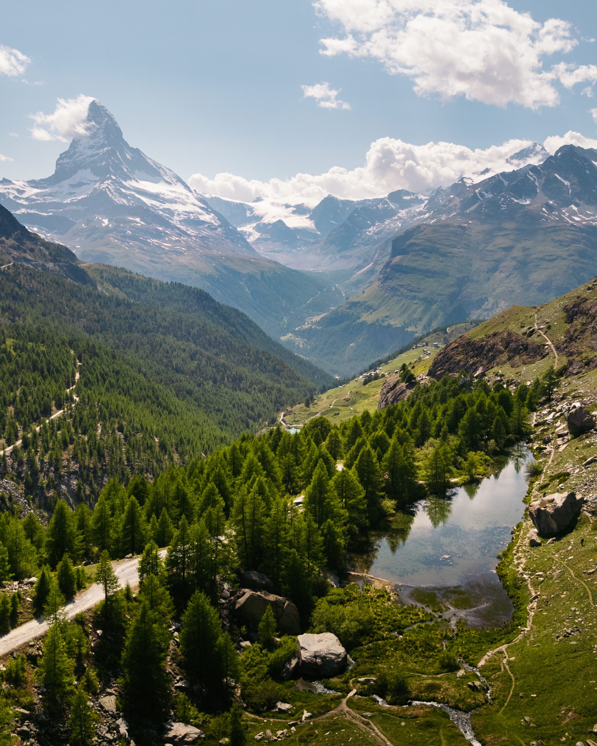 Lago Grindjisee Ruta Cinco Lagos de Zermatt
