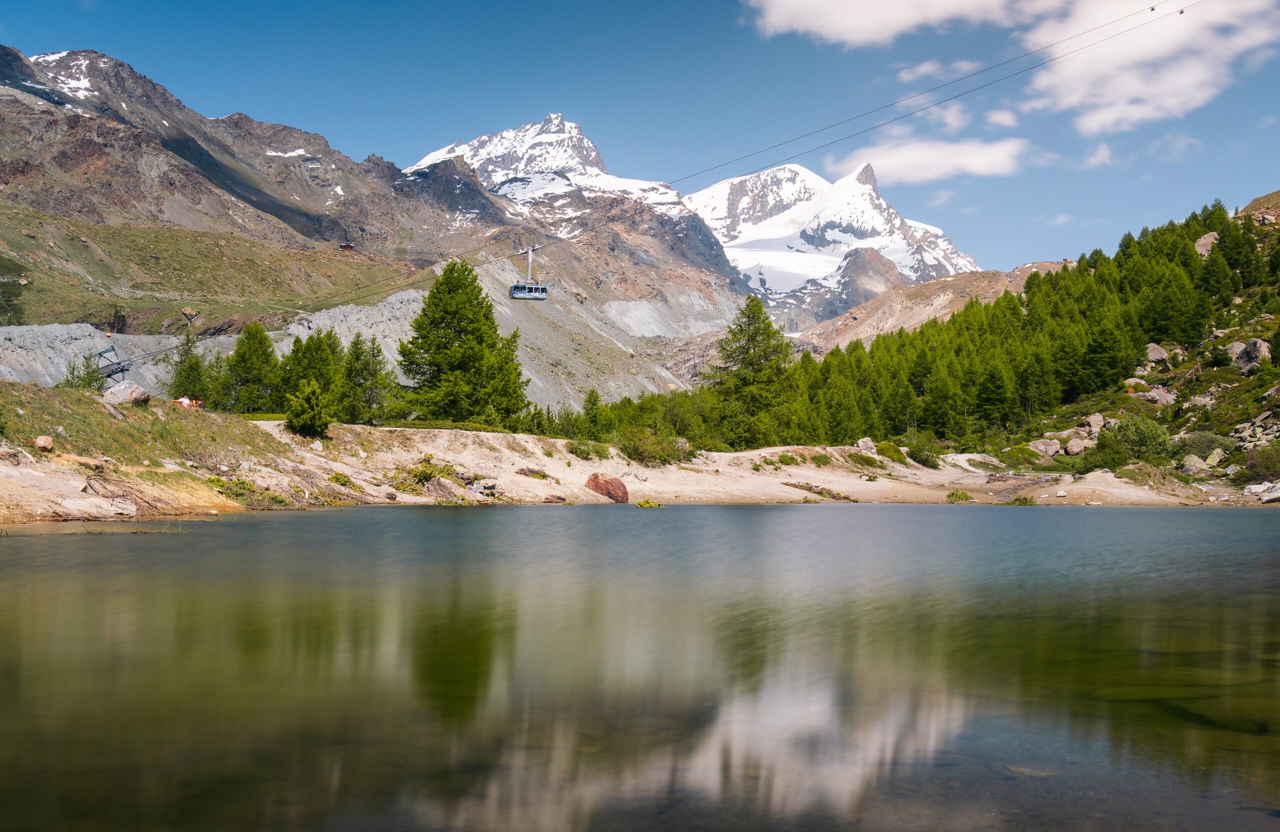 Ruta Cinco Lagos de Zermatt Lago Grünsee