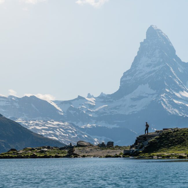 Ruta Cinco Lagos de Zermatt lago Stellisee