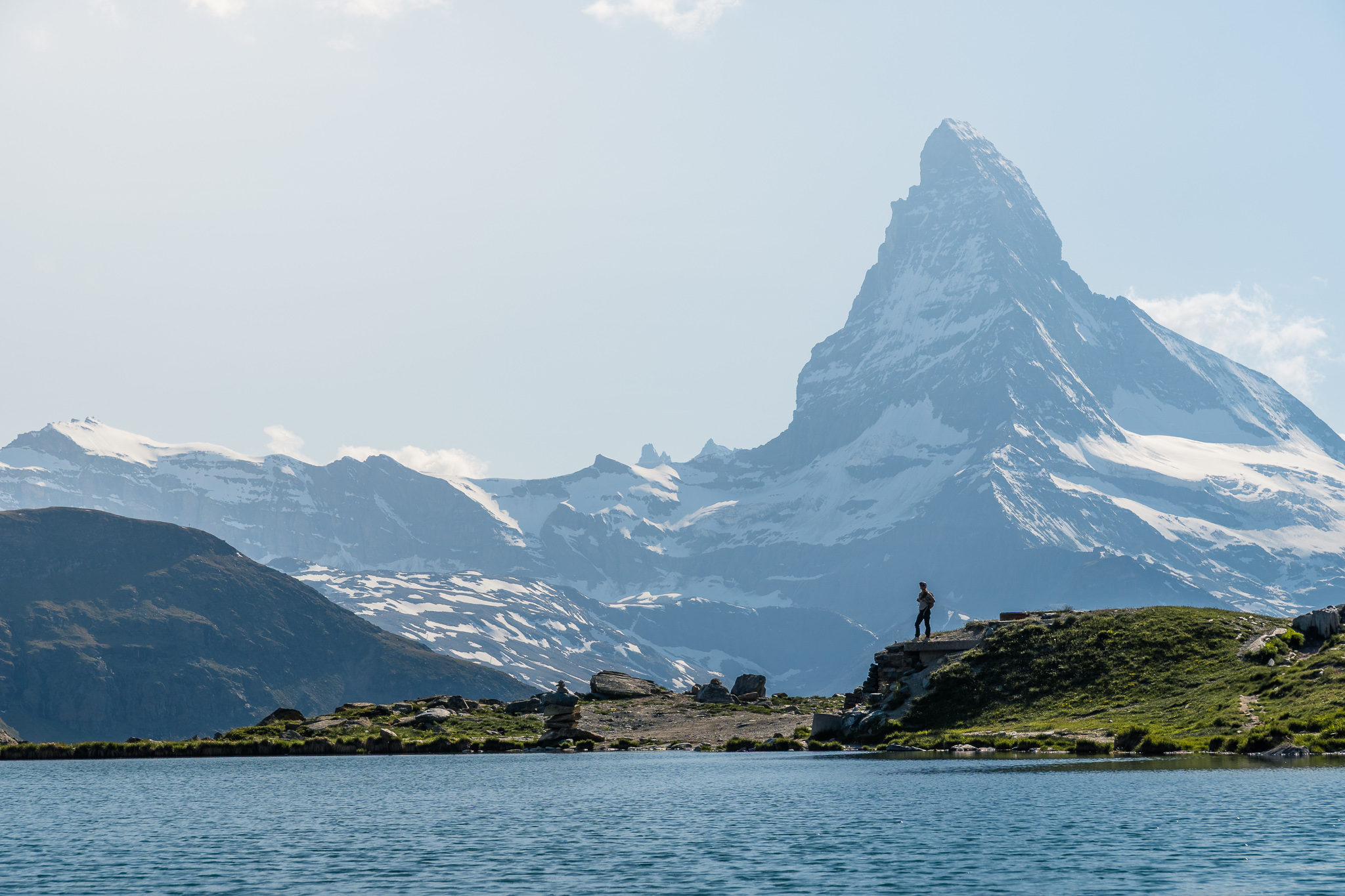 Ruta Cinco Lagos de Zermatt lago Stellisee